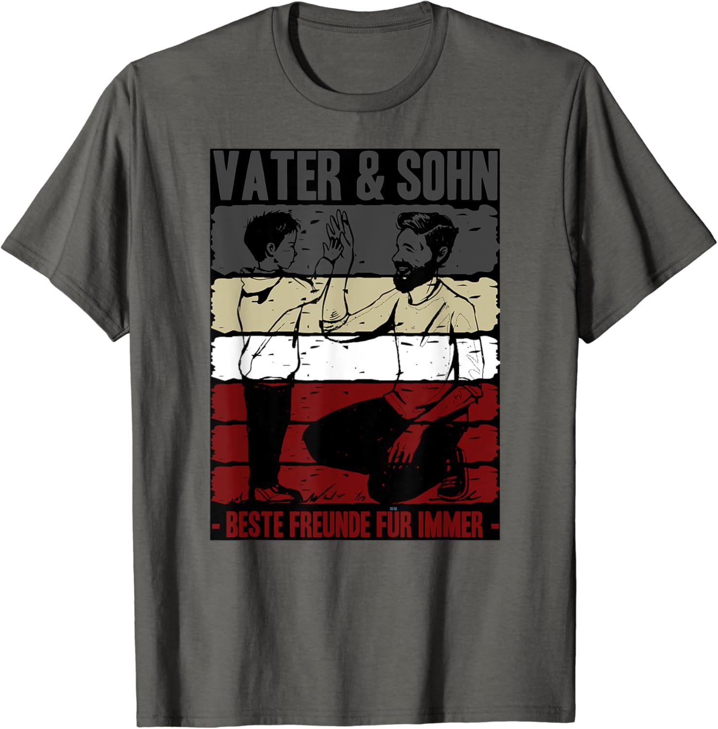 Papa Sohn Partnerlook Vater Und Sohn Beste Freunde Partner T-Shirt ...